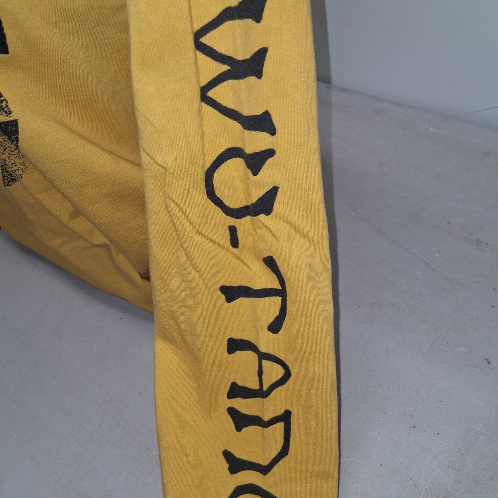Wu-Tang Clan MARVEL BLACK PANTHER Yellow Long Sleeve Graphic Tee - Picture 4 of 7